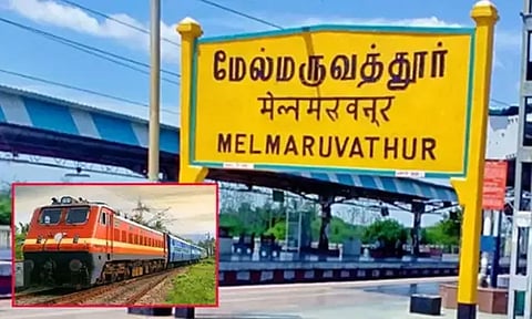 29 எக்ஸ்பிரஸ் ரெயில்கள் மேல்மருவத்தூரில் நின்று செல்லும்: தெற்கு ரெயில்வே அறிவிப்பு