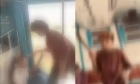 கஞ்சா போதையில் அட்ராசிட்டி: ரெயிலில் பயணித்த வடமாநில இளைஞரை கடத்தி அரிவாள் வெட்டு