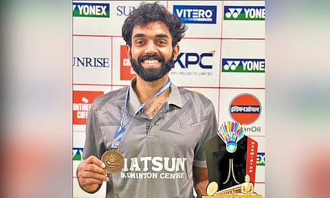 தேசிய சீனியர் பேட்மிண்டன்: தமிழக வீரர் சாம்பியன்