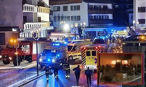 சுவிட்சர்லாந்து: புத்தாண்டு கொண்டாட்டத்தில் வெடிவிபத்து - பலி எண்ணிக்கை 47ஆக உயர்வு