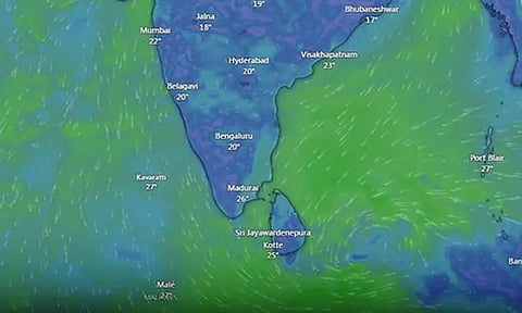 வங்கக்கடலில் 6-ம் தேதி உருவாகிறது காற்றழுத்த தாழ்வுப்பகுதி