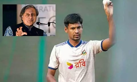 வங்காளதேச வீரர் முஸ்தபிசுர் ரகுமானை நீக்கியதற்கு சசி தரூர் கண்டனம்