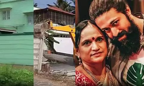 Wall built by actor Yash's mother demolished