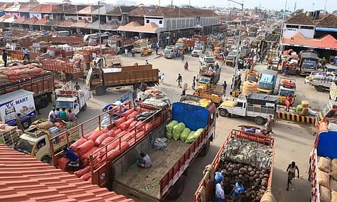 கோயம்பேடு மார்க்கெட்டில் இன்று முதல் 17-ந்தேதி வரை பொங்கல் சிறப்பு சந்தை
