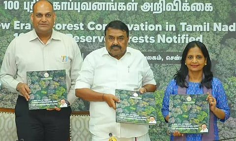 ‘பாதுக்காக்கப்பட்ட வனங்களின் பரப்பளவு 135 சதுர கி.மீ. விரிவடைந்துள்ளது’ - வனத்துறை தகவல்