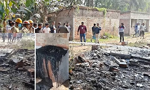 மேற்கு வங்காளம்: பட்டாசு ஆலையில் வெடி விபத்து - 4 பேர் படுகாயம்