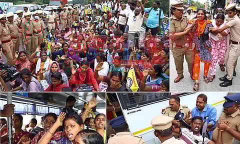 சென்னையில் 16-வது நாளாக இடைநிலை ஆசிரியர்கள் போராட்டம்