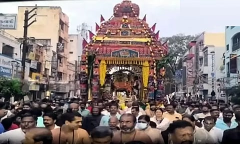 மதுரை மீனாட்சி அம்மன் கோவிலில் அஷ்டமி சப்பர விழா கோலாகலம்