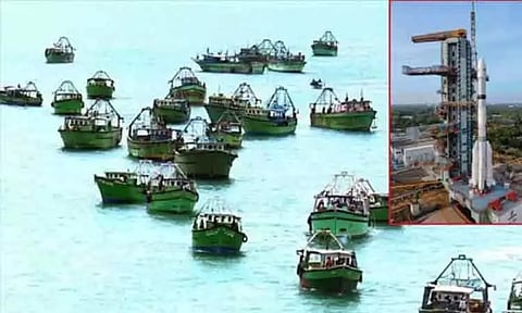 திருவள்ளூர் மாவட்ட மீனவர்கள் இன்று கடலுக்கு செல்ல தடை