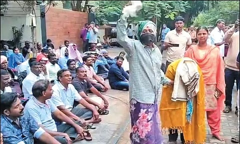 போராட்டத்தில் ஈடுபட்ட பகுதிநேர ஆசிரியர்கள் 262 பேர் மீது வழக்குப்பதிவு