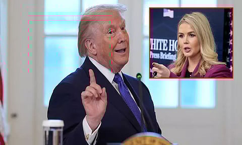 கரோலினுடன் பயணம்; குலுங்கிய விமானம்... டிரம்ப்பின் ஜோக்கால் நிருபர்கள் அதிர்ச்சி