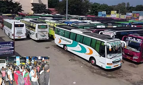 பொங்கல் பண்டிகை: சென்னையில் இருந்து ஆம்னி பஸ்களில் 2 லட்சத்து 72 ஆயிரம் பேர் பயணம்