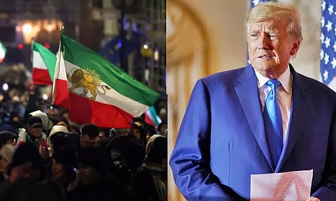 தொடர்ந்து போராடுங்கள்... உதவி வந்துகொண்டிருக்கிறது; ஈரான் மக்களுக்கு டிரம்ப் ஆதரவு