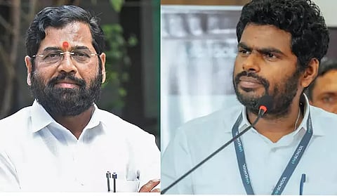 அண்ணாமலை பேசியது சரியல்ல; ஏக்நாத் ஷிண்டே எதிர்ப்பு