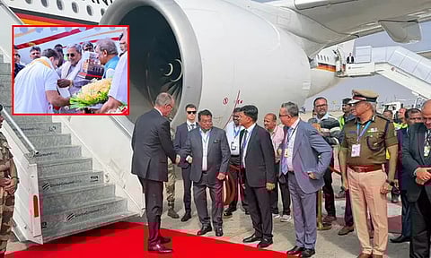 ஜெர்மன் அதிபரை வரவேற்க நேரில் செல்லாத சித்தராமையா: பா.ஜ.க. கடும் கண்டனம்