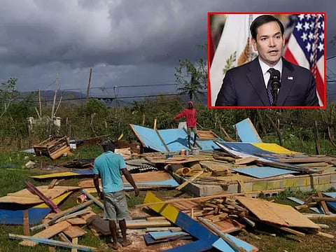 மெலிஸ்சா புயலால் பாதித்த கியூபாவுக்கு நிவாரண உதவி: அமெரிக்கா அறிவிப்பு