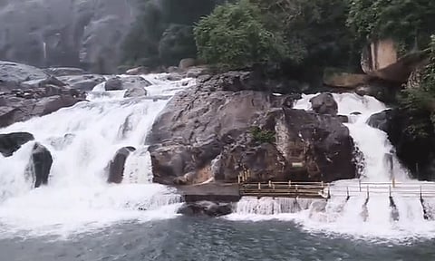 மணிமுத்தாறு அருவியில் குளிக்க 6-வது நாளாக தடை