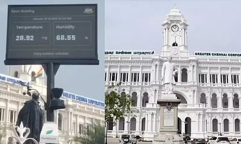 காற்றின் தரத்தை அறிந்துகொள்ள 100 இடங்களில் டிஜிட்டல் பலகைகள் - சென்னை மாநகராட்சி நடவடிக்கை