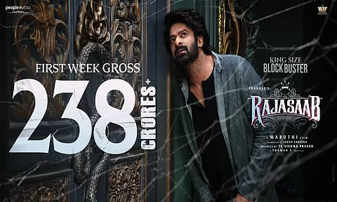 முதல் வாரத்தில் ரூ.238 கோடி வசூலித்த பிரபாஸின் “தி ராஜா சாப்”