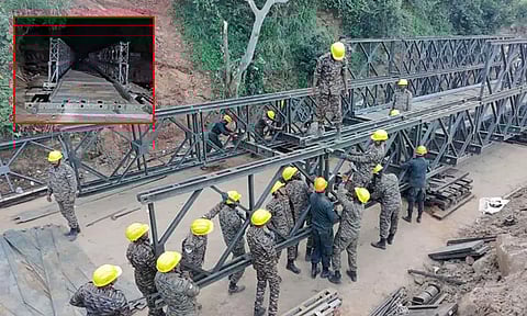 இலங்கையில் 3-வது பெய்லி பாலம் கட்டுமான பணியை நிறைவு செய்த இந்திய ராணுவம்