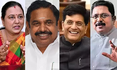 தேசிய ஜனநாயக கூட்டணியில் இடம்பெறுமா தே.மு.தி.க., அ.ம.மு.க...? - இன்று பேச்சுவார்த்தை