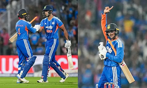 அபிஷேக் சர்மா அதிரடி... நியூசிலாந்து அணிக்கு 239 ரன்கள் இலக்கு நிர்ணயித்தது இந்தியா