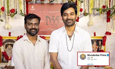 "தனுஷ் 55" படத்தின் அப்டேட் வெளியிட்ட படக்குழு