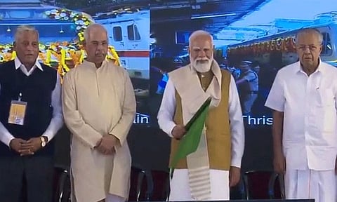 திருவனந்தபுரம் - தாம்பரம் அம்ரித் பாரத் ரெயில் சேவை: பிரதமர் மோடி தொடங்கி வைத்தார்