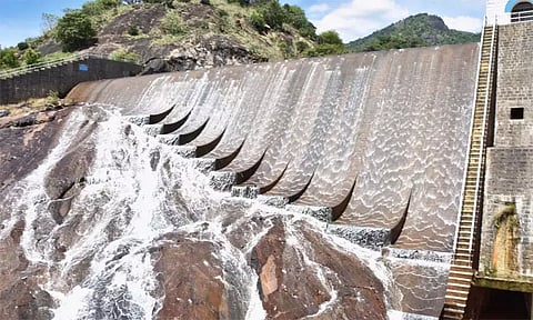 திண்டுக்கல்: வரதமாநதி அணையிலிருந்து தண்ணீர் திறப்பு