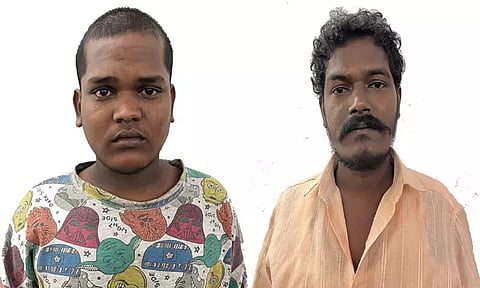 நெல்லையில் 1.1 கிலோ கஞ்சா, பைக் பறிமுதல்: 2 பேர் கைது