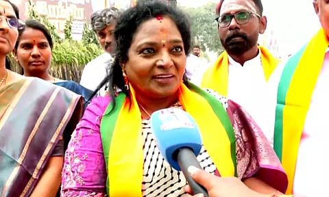 ‘கூட்டணி பலமாக உள்ளது; இன்னும் யாராவது சேர்ந்தால் கூடுதல் பலம் கிடைக்கும்’ - தமிழிசை சவுந்தரராஜன்