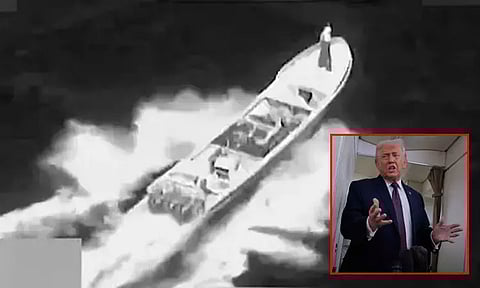 36-வது சம்பவம்... பசிபிக் பெருங்கடலில் போதை பொருள் கடத்தல் படகை தாக்கி அழித்த அமெரிக்கா