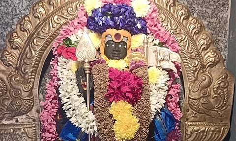 சிறப்பு அலங்காரத்தில் புகழிமலை பாலசுப்பிரமணிய சுவாமி