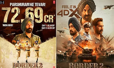 2 நாட்களில் ரூ.73 கோடி வசூலித்த “பார்டர் 2”