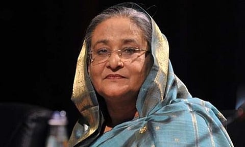 Ousted Prime Minister Sheikh Hasina.