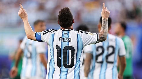 Argentina's Lionel Messi.