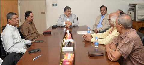Bangladesh Hindu leaders meet Home Minister Salahuddin Ahmed to discuss security ahead of Durga Puja at the Secretariat on Monday.