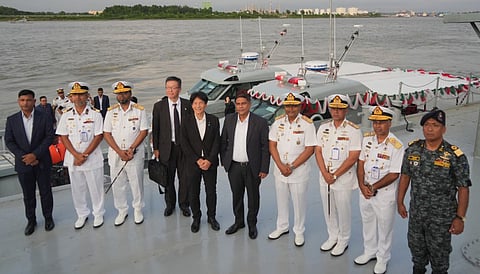 Bangladesh receives 5 patrol boats from Japan