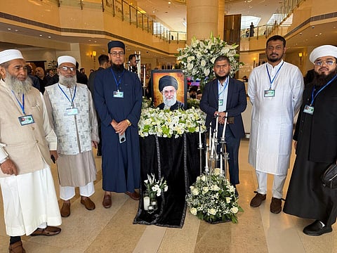 The delegation is visiting Iran from July 3 to 9 to take part in the funeral prayers and state mourning ceremonies.