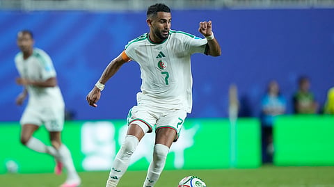 Algeria's Riyad Mahrez.