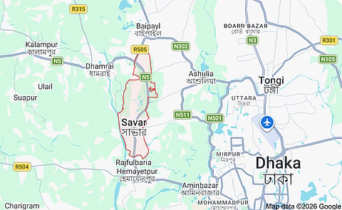 Google Map image for Savar