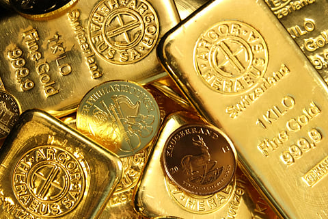 Blocks of gold