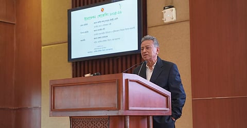 Finance Minister addresses the “Innovation Showcasing 2025-26” programme organised by the Financial Institutions Division at the Multipurpose Hall of the Finance Division on Monday