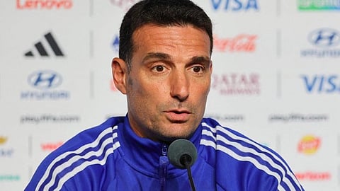 Argentina coach Lionel Scaloni