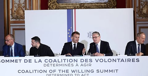 Leaders of European countries at an event