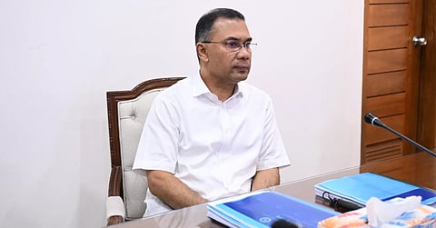 Prime Minister Tarique Rahman holds a meeting with senior officials at the Ministry of Health and Family Welfare at the Secretariat on July 20