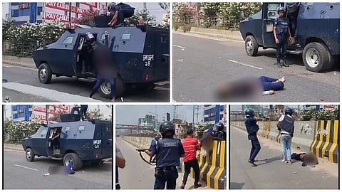 Yamin was shot dead by police and thrown from an APC on 18 July 2024 in Dhaka's Savar.