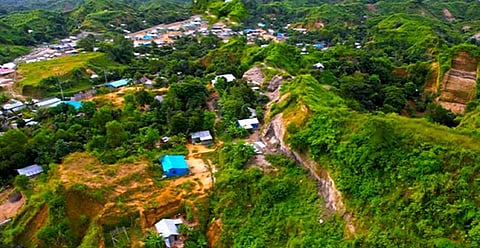 Aerial view of Chattogram's Jungle Salimpur