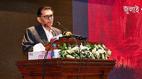 Foreign Minister Dr Khalilur Rahman Speaking in an event