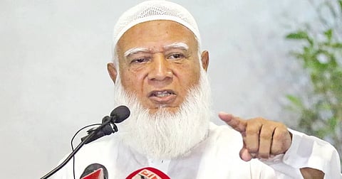 A photo of Bangladesh Jamaat-e-Islami Ameer and Leader of the Opposition in Parliament Dr Shafiqur Rahman.